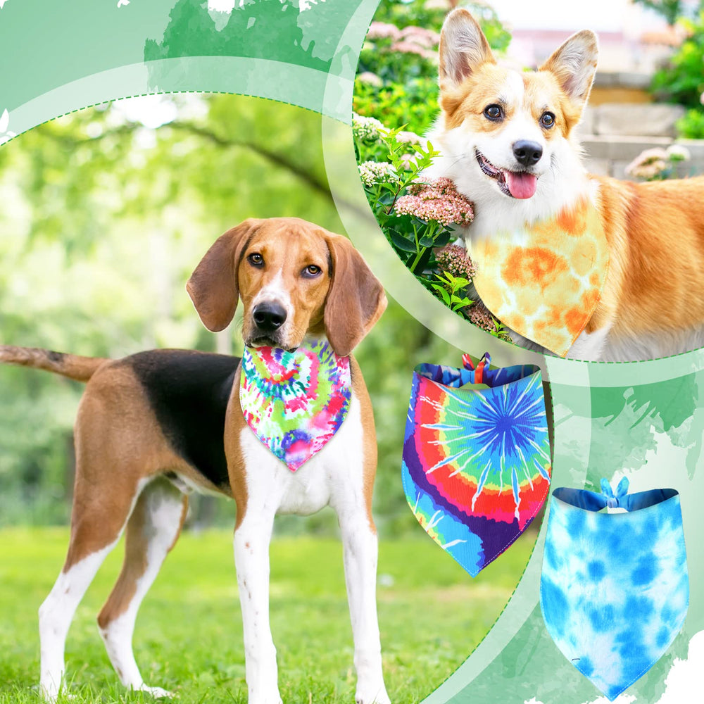 Silkfly triangle kerchief with adjustable tie for medium and large dogs