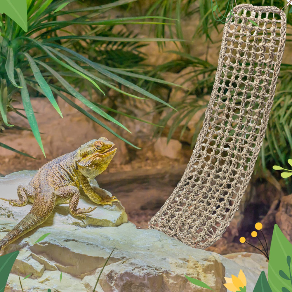 Silkfly 2-piece reptile hammock set fits most terrariums