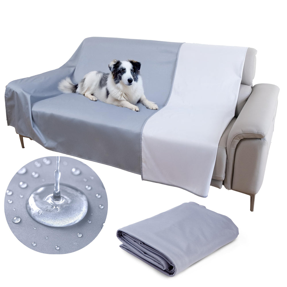 Silly Legacy full coverage bed protector shields duvet from spills.