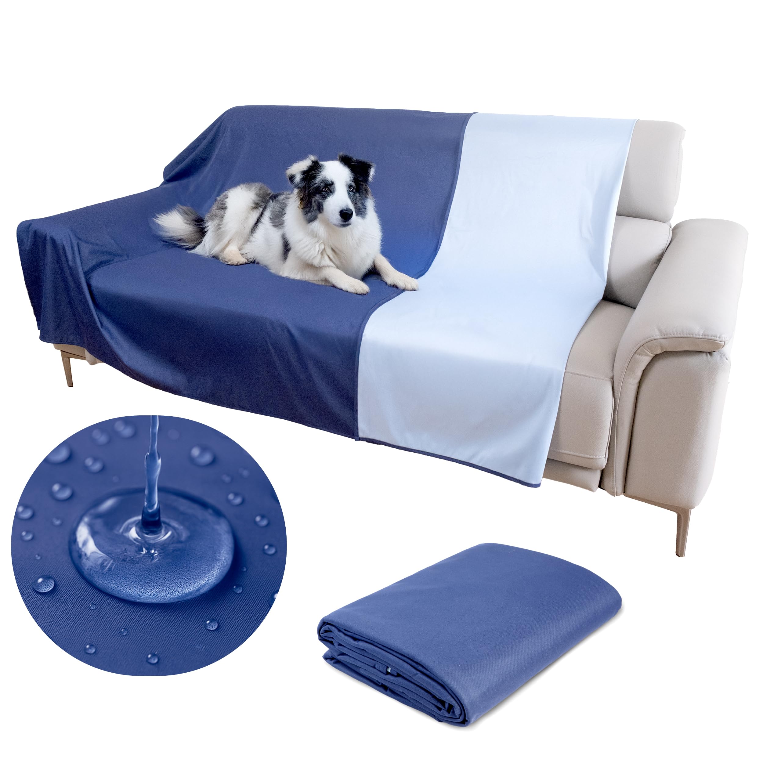 SILLY LEGACY durable bed cover provides full top-of-bed protection for couches and crates