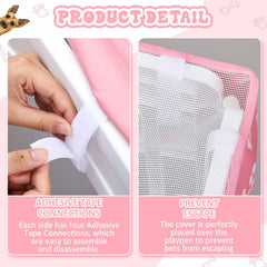 SilTriangle breathable PVC mesh detail highlighting airflow and containment.