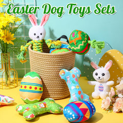 SilTriangle plush chick dog toy in bright color for chase and play