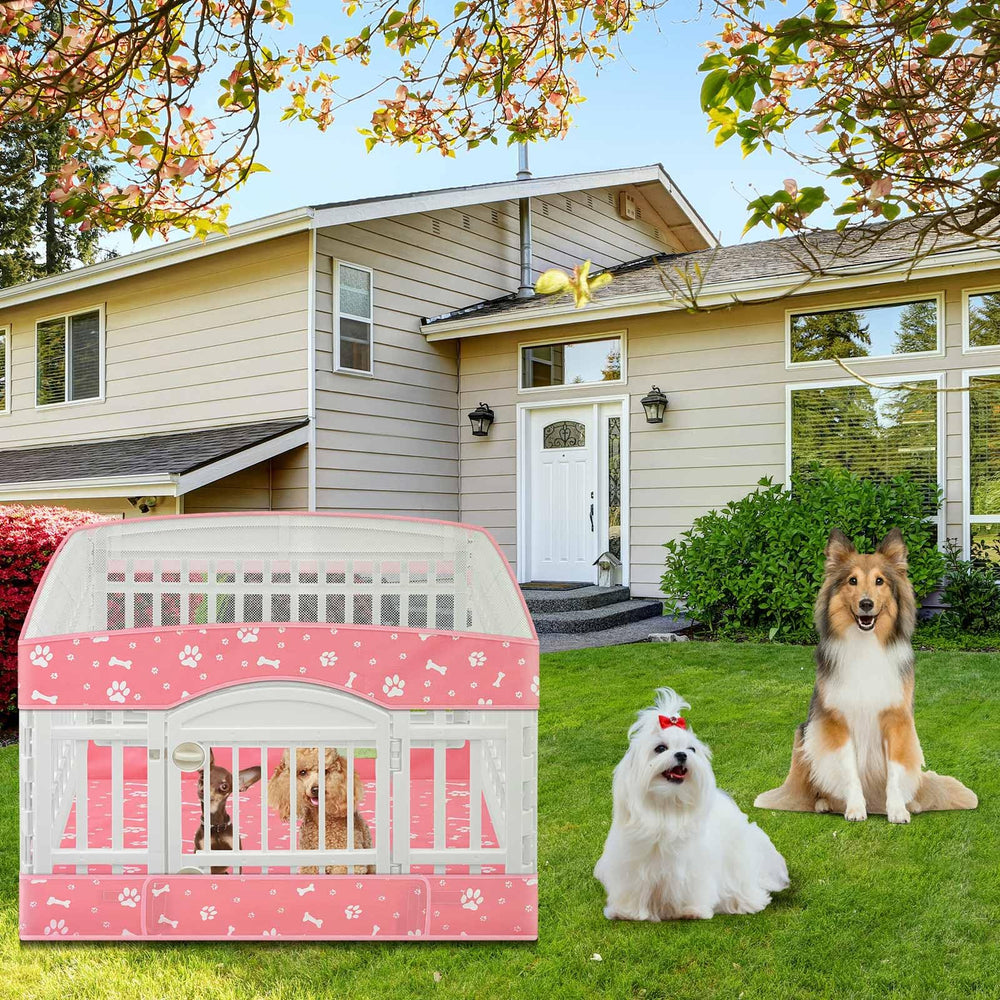 SilTriangle pink playpen accessory suits indoor and outdoor setups