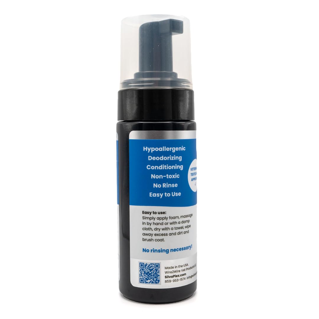 SILVAPLEX No Rinse Foam application glide for easy coat refreshment without water