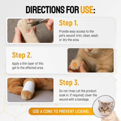 SILVER GRADE cone-for-dogs image shows licking prevention during treatment.