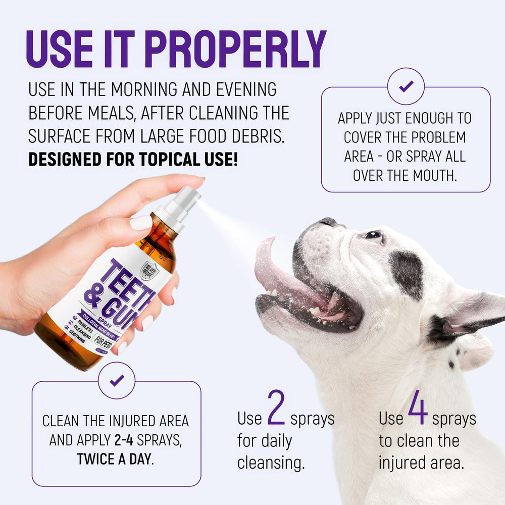SILVER GRADE natural-dog-cat-breath-spray emphasizes safety