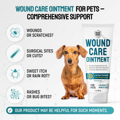 SILVER GRADE wound gel area application shown for pets