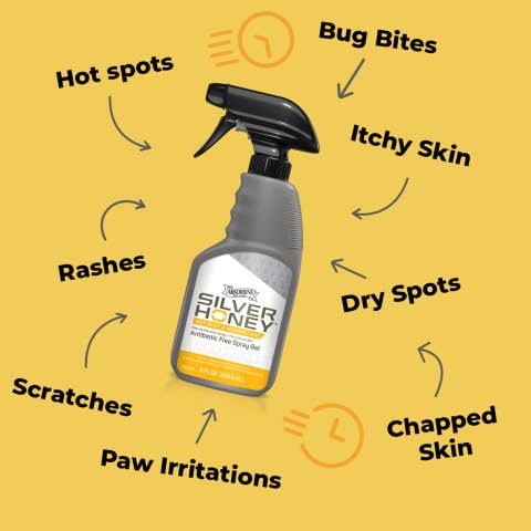 Silver Honey Manuka honey MicroSilver BG formula bottle for multi-species care