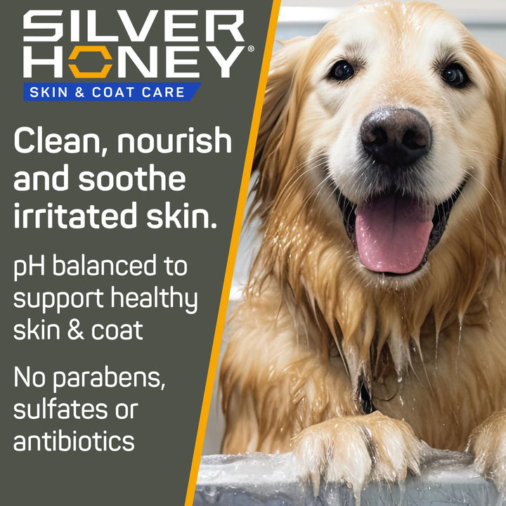 Silver Honey Nourish & Soothe leave-in conditioner bottle delivering long-lasting hydration.