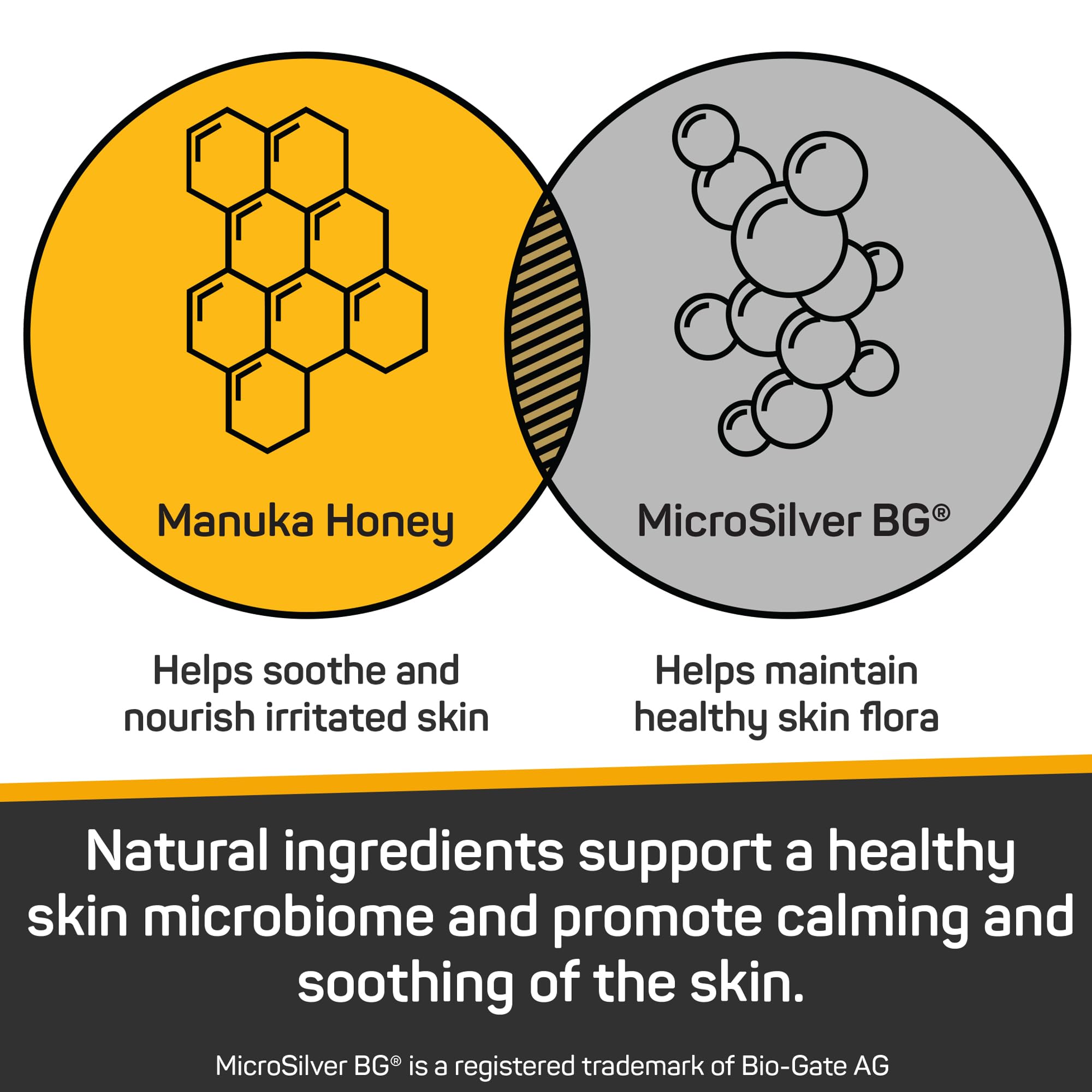 Silver Honey Nourish & Soothe leaves-in conditioner supports healthy skin balance and coat health.