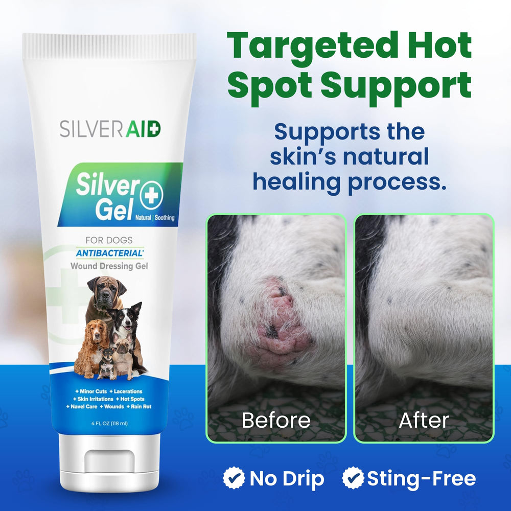 SilverAid nano silver technology helps maintain cleanliness around affected areas