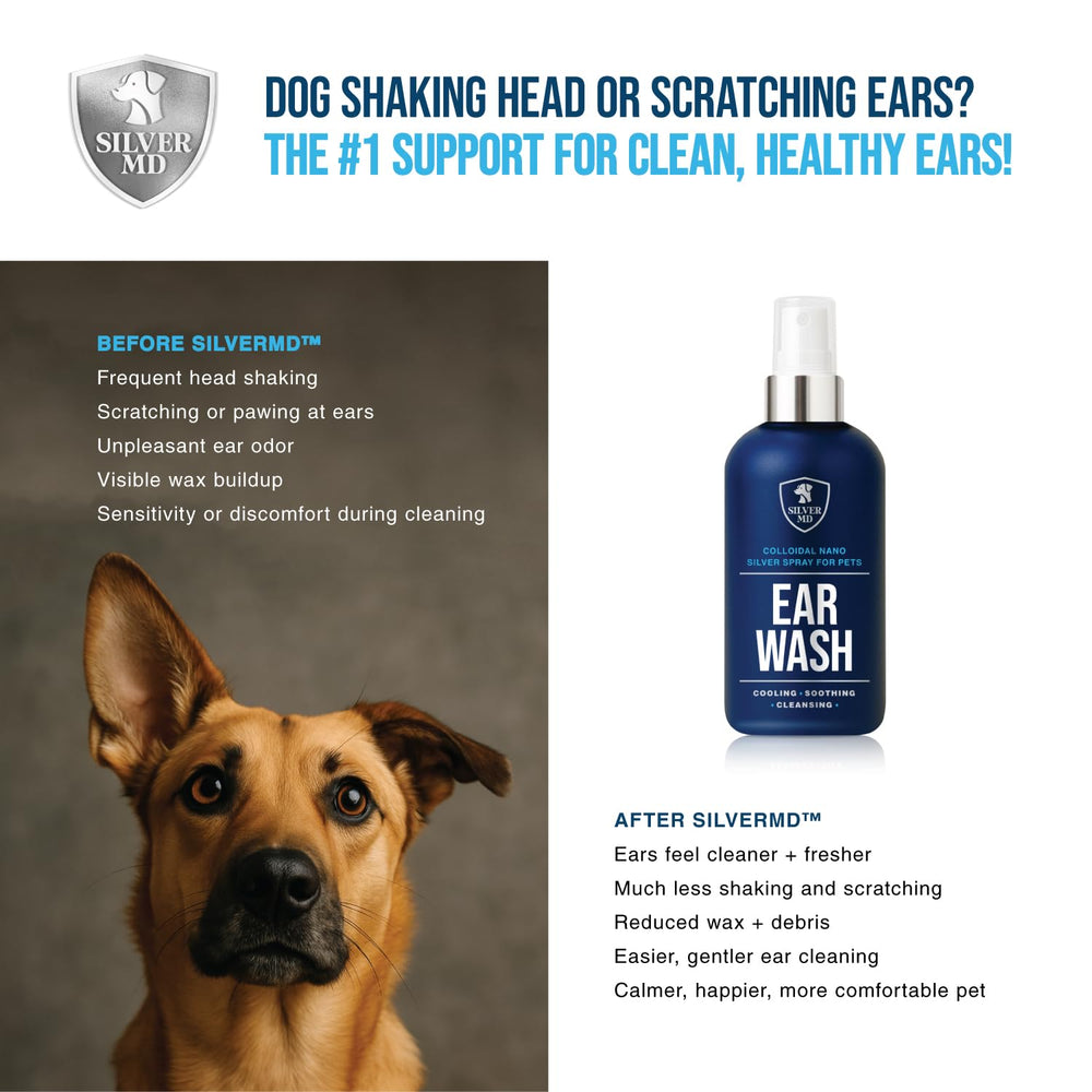 SilverMD No artificial colors or fragrances keeps sensitive ears comfortable.