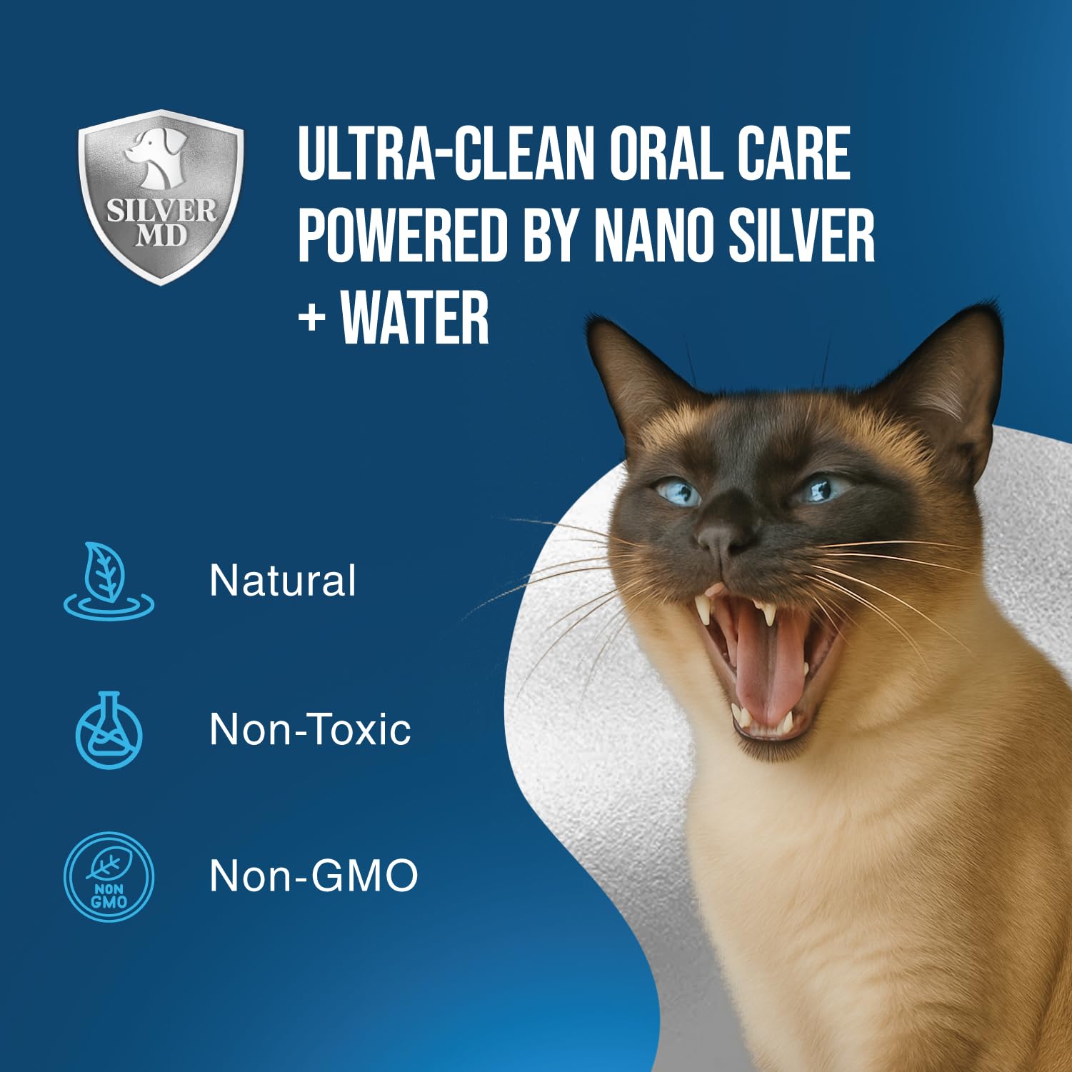 SilverMD 4oz bottle ready for multi-pet households and daily use.
