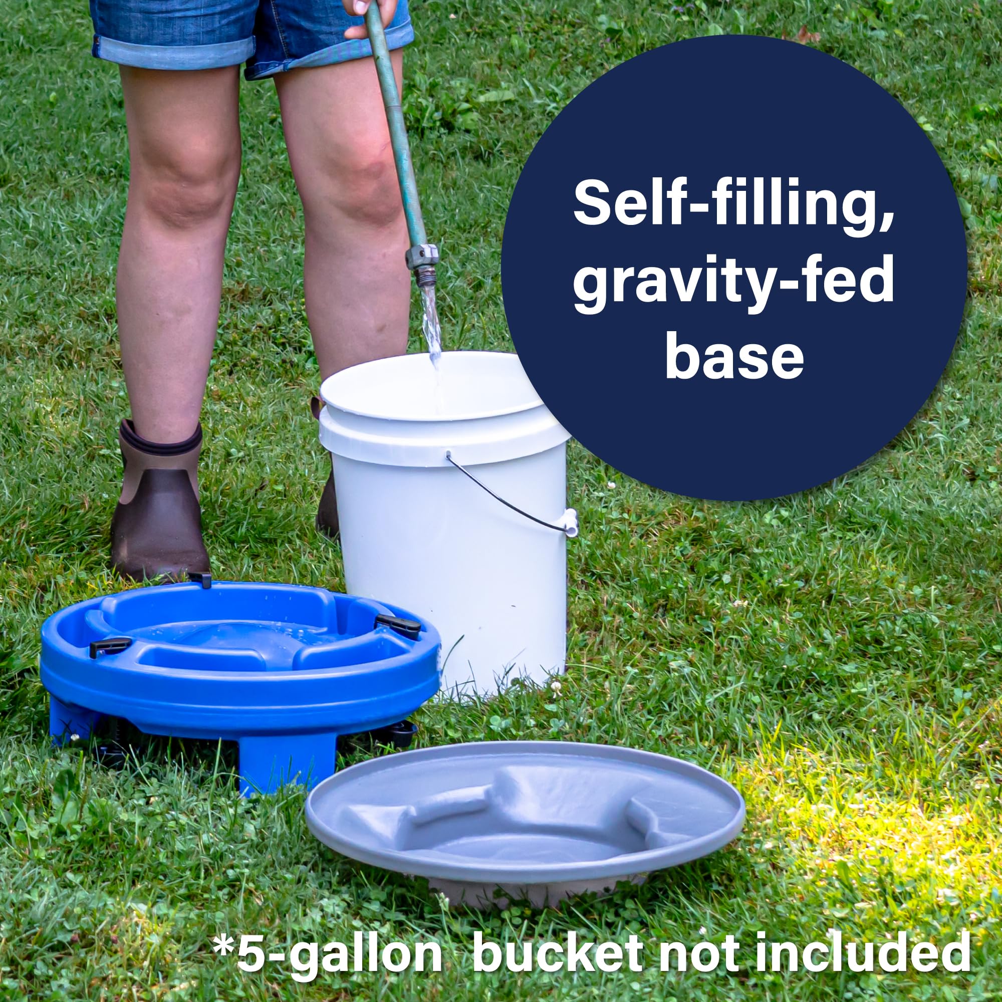 Simplay3 American Home Self-Filling Drinker weatherproof roto-molded construction shown