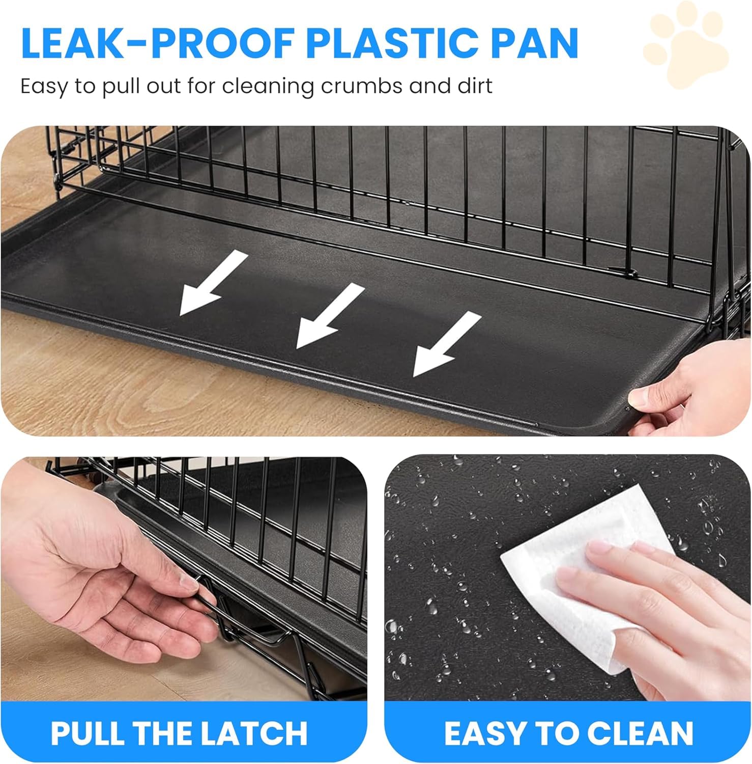 Simple Deluxe 24-Inch crate foldable design for convenient travel and storage