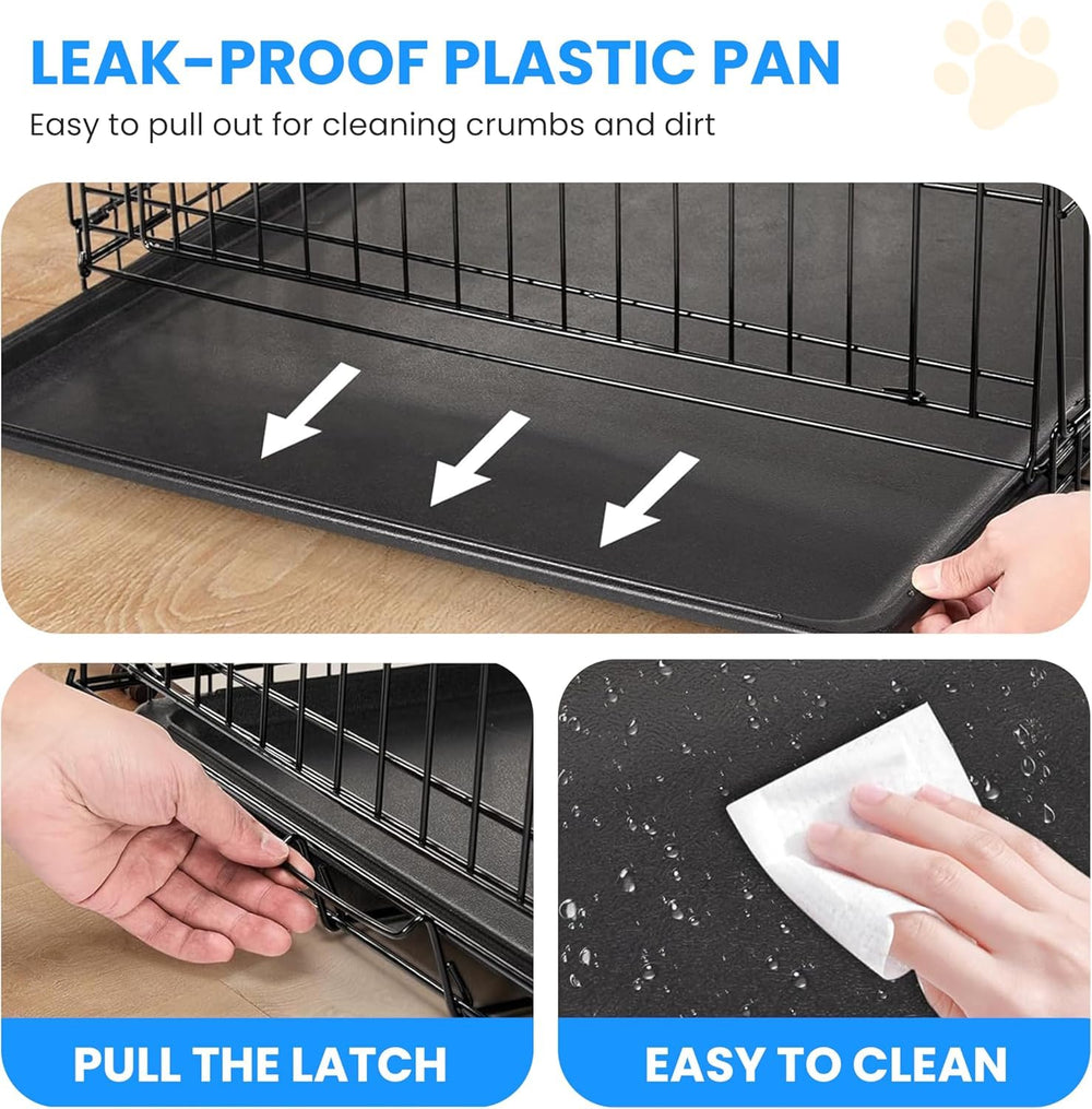 Simple Deluxe 24-Inch crate foldable design for convenient travel and storage