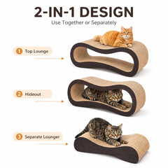 Simple Deluxe durable cardboard scratch board for long-lasting entertainment.