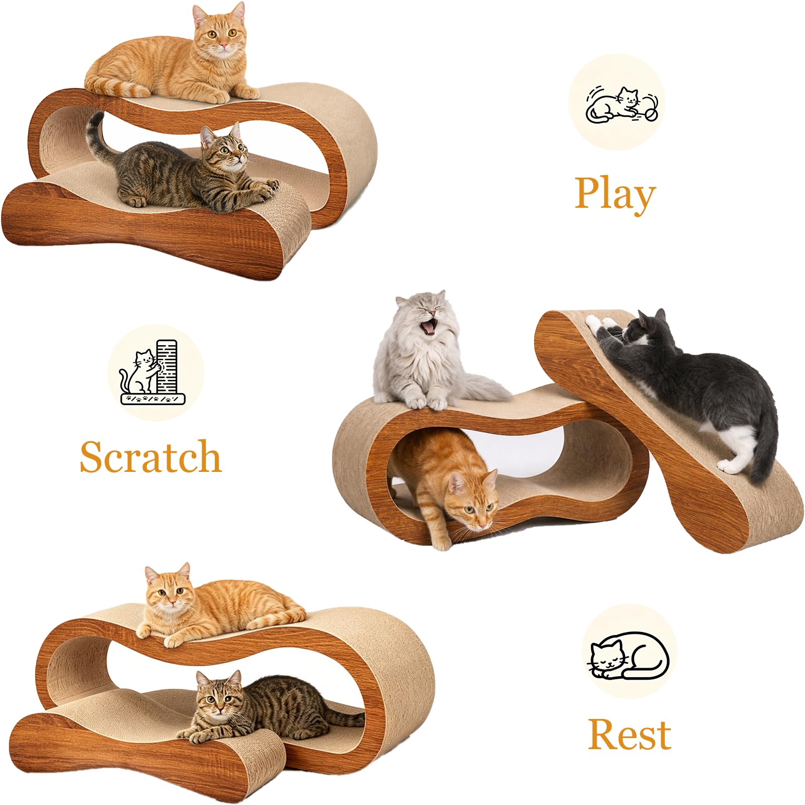 Simple Deluxe durable cardboard construction offers strength and value.