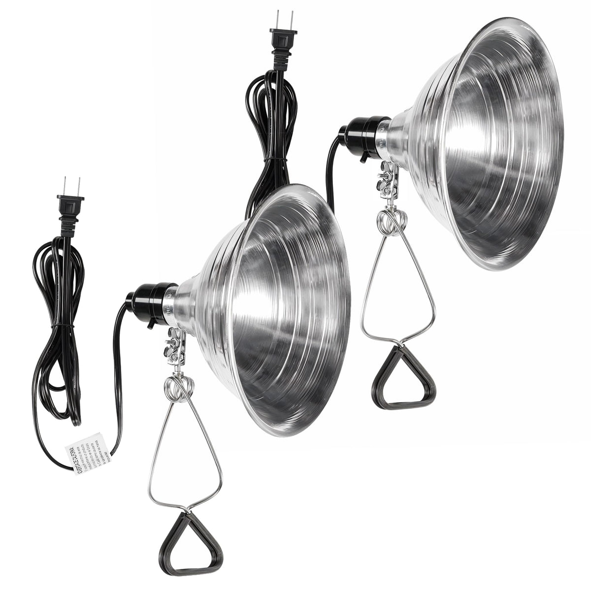 Simple Deluxe clamp light with eight-and-a-half inch reflector for precise room lighting.