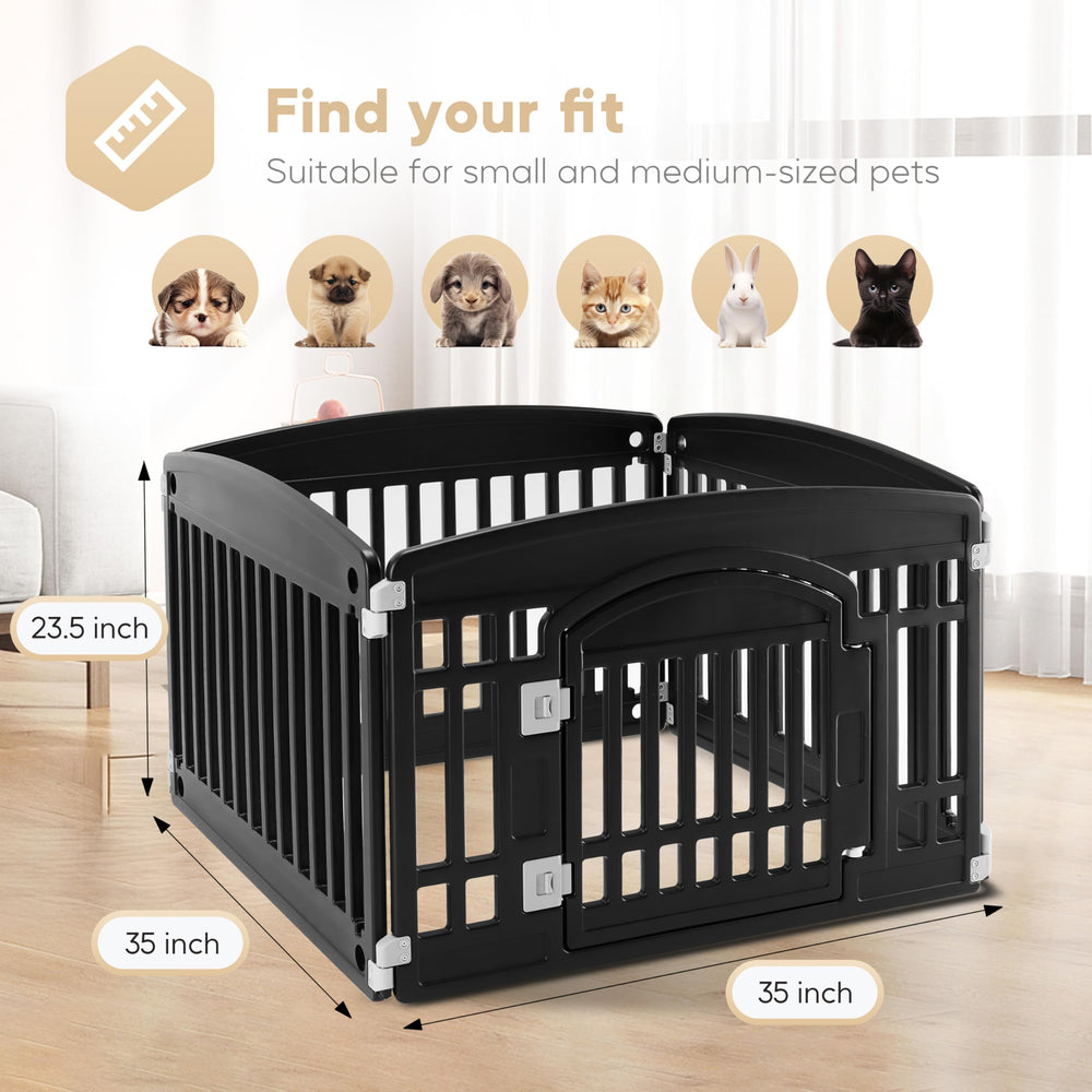 Simple Deluxe portable foldable dog playpen ideal for on the go