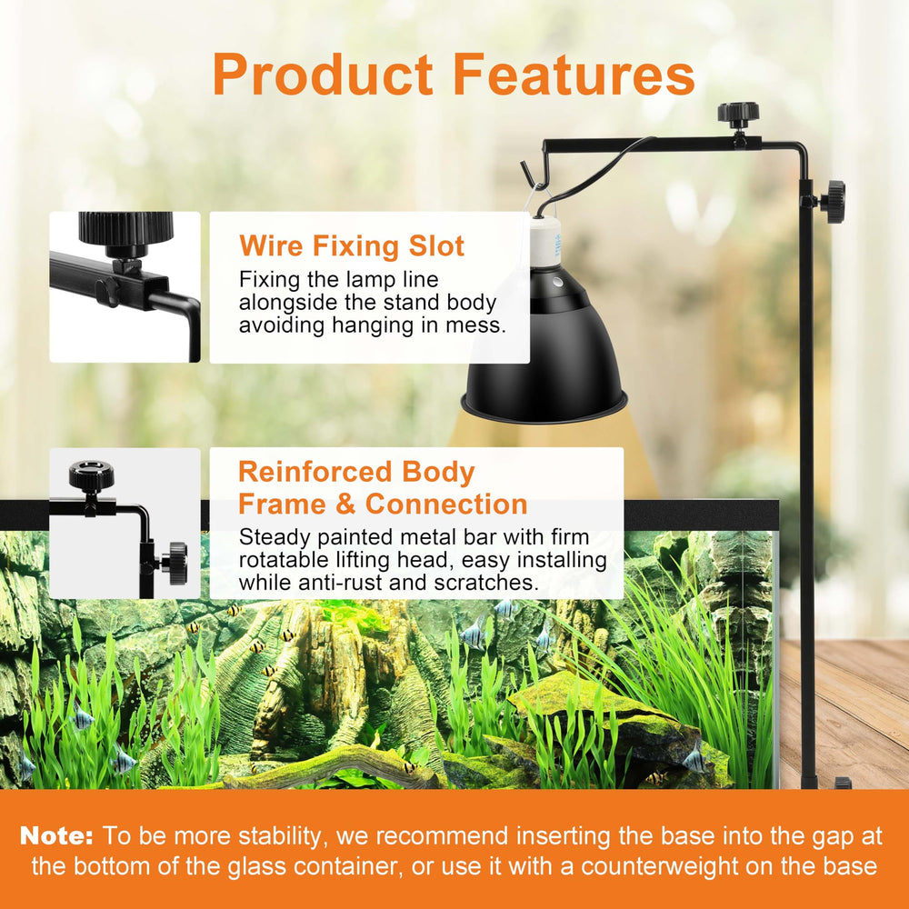 Simple Deluxe reptile lamp stand quick and easy to assemble