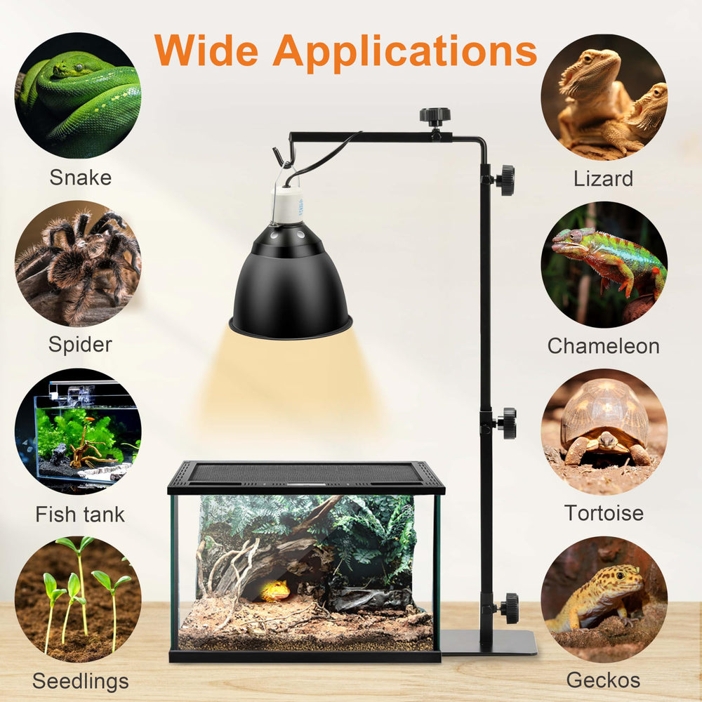 Simple Deluxe rust resistant metal construction for long term terrarium use.