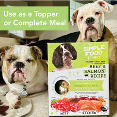 Simple Food Project freeze-dried dog food duck flavor 1oz sample for protein variety.