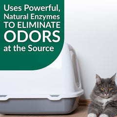 Simple Green Cat Stain and Odor Remover works on carpets and upholstery for fresh spaces.