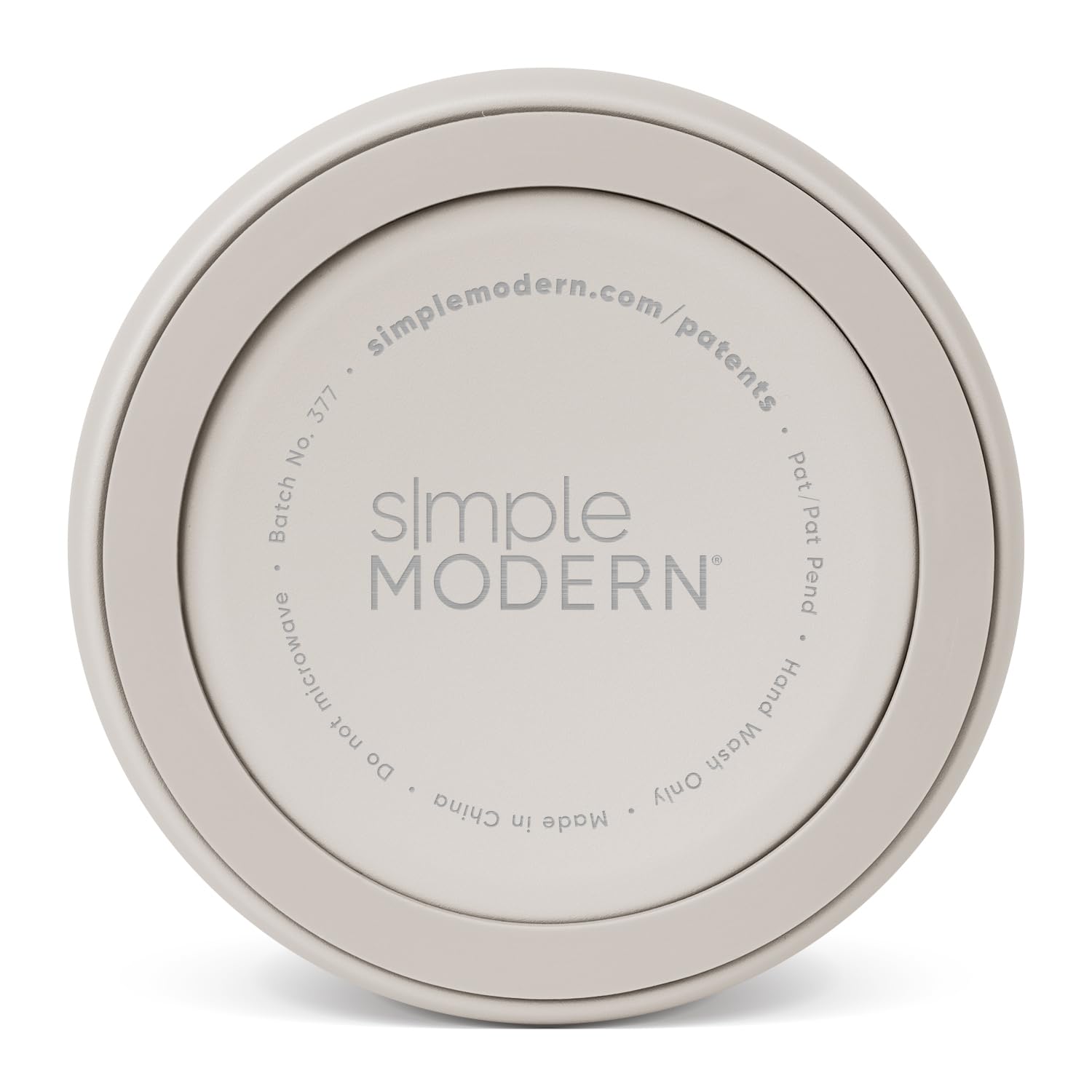 Bentley Bowl with anti-slip rubber bottom to prevent spills during meals.