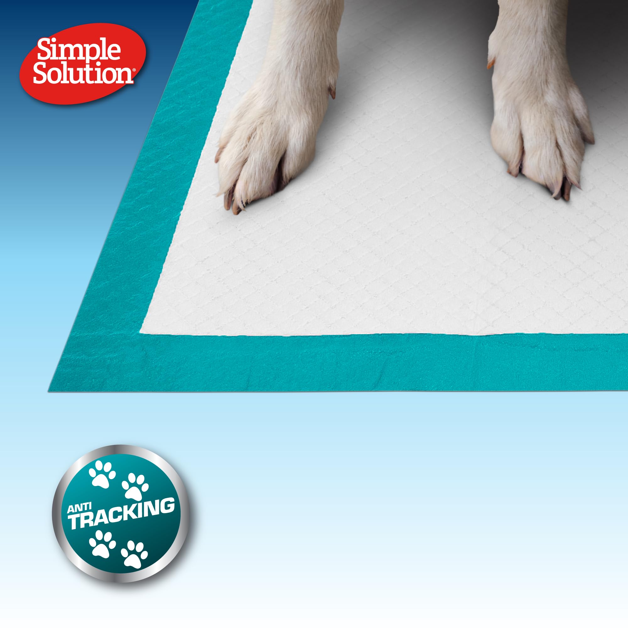 Simple Solution All Day pads protect floors with quick-dry technology.