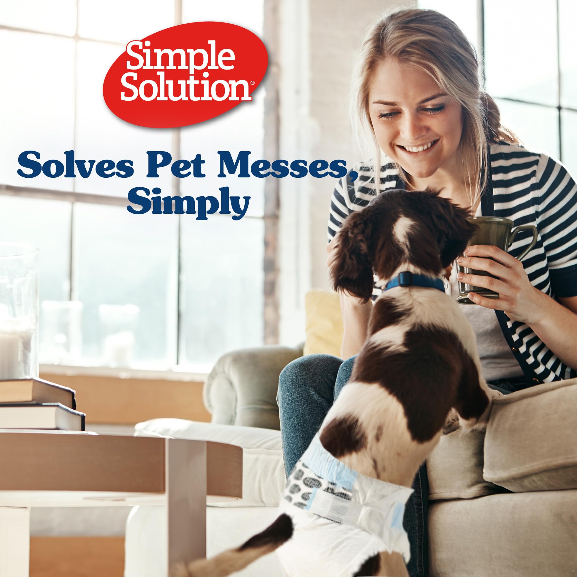 Simple Solution color-changing wetness indicator signals when a change is needed