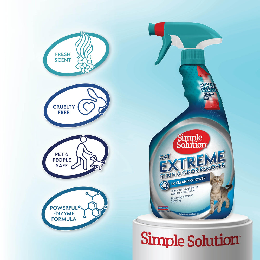 Simple Solution Extreme stream nozzle for precise spot treatments.