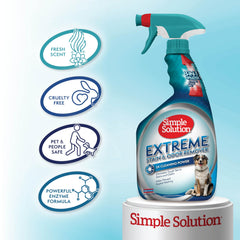 Simple Solution Extreme stream spot treatment targets tight fibers on furniture.