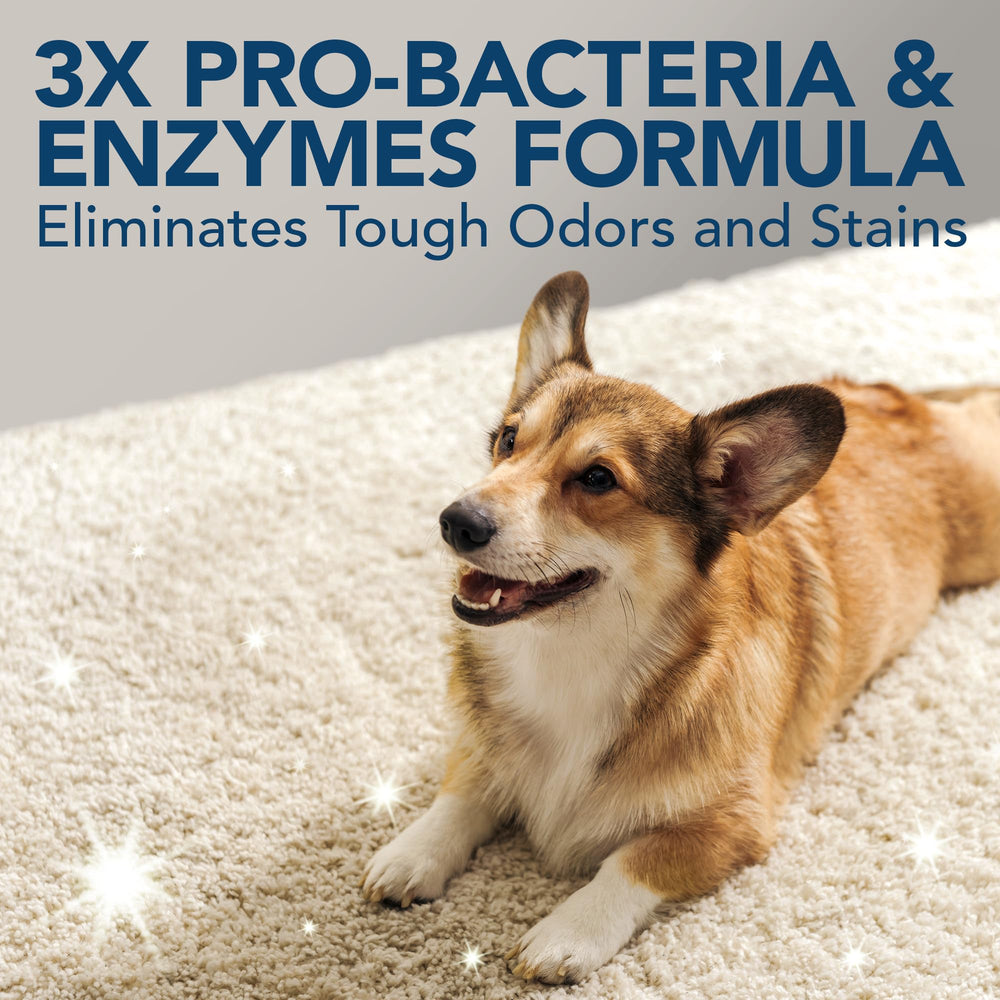Simple Solution Extreme Stain & Odor Remover spray cleans fabric toys and clothing effectively.