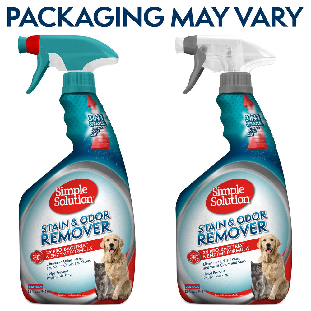 Simple Solution two-pack offers ready cleaning power for busy households.