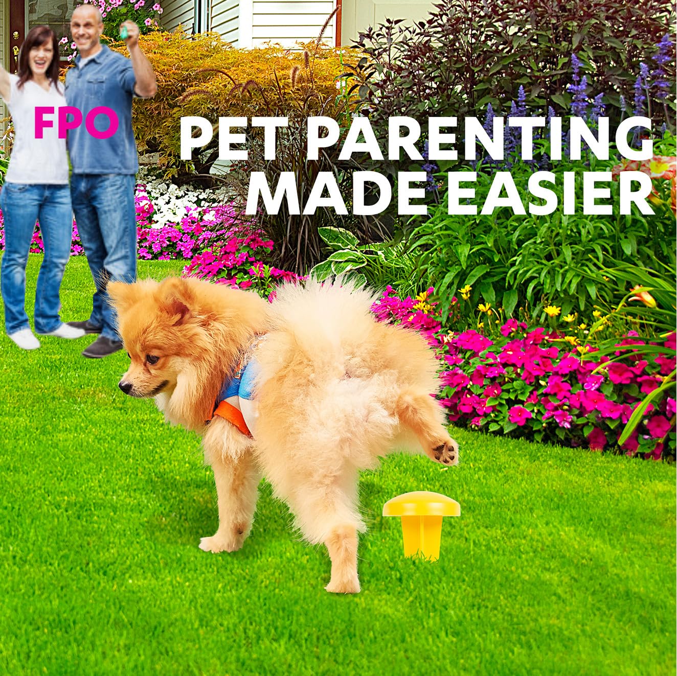Simple Solution Pee Post is weather-resistant and durable for outdoor use year round.