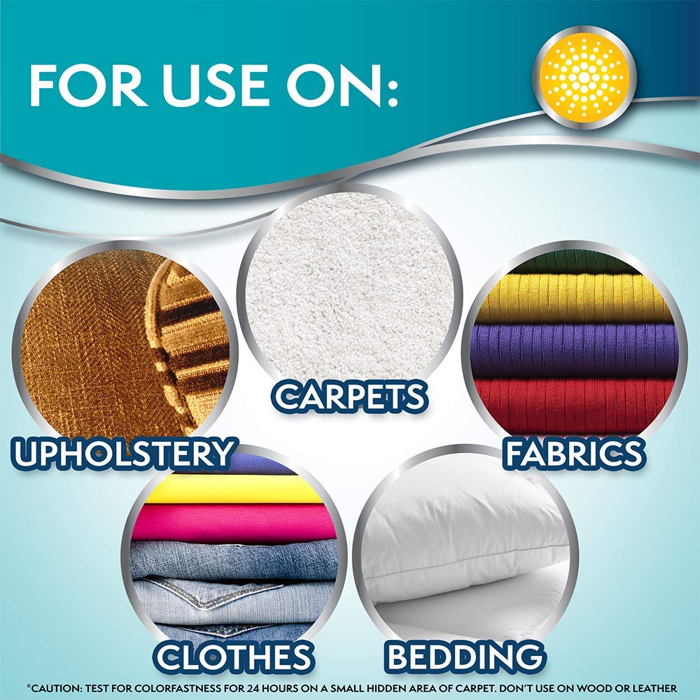 Pet areas treated for odor control and fresh scents with Simple Solution.