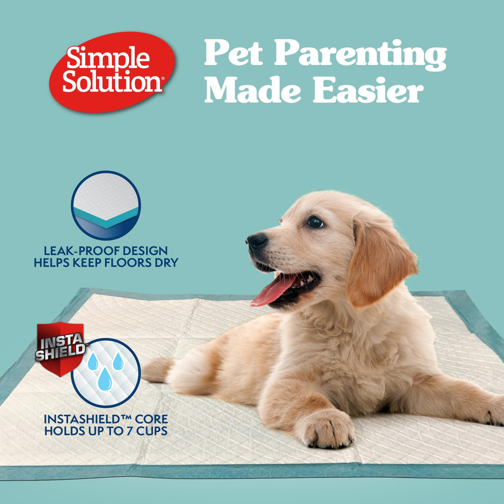 Simple Solution XL puppy pad odor-control keeps rooms fresh between changes