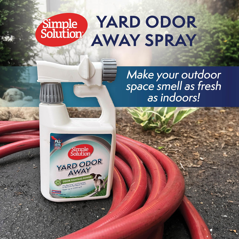 Kennels deodorized with Yard Odor Away for cleaner spaces.