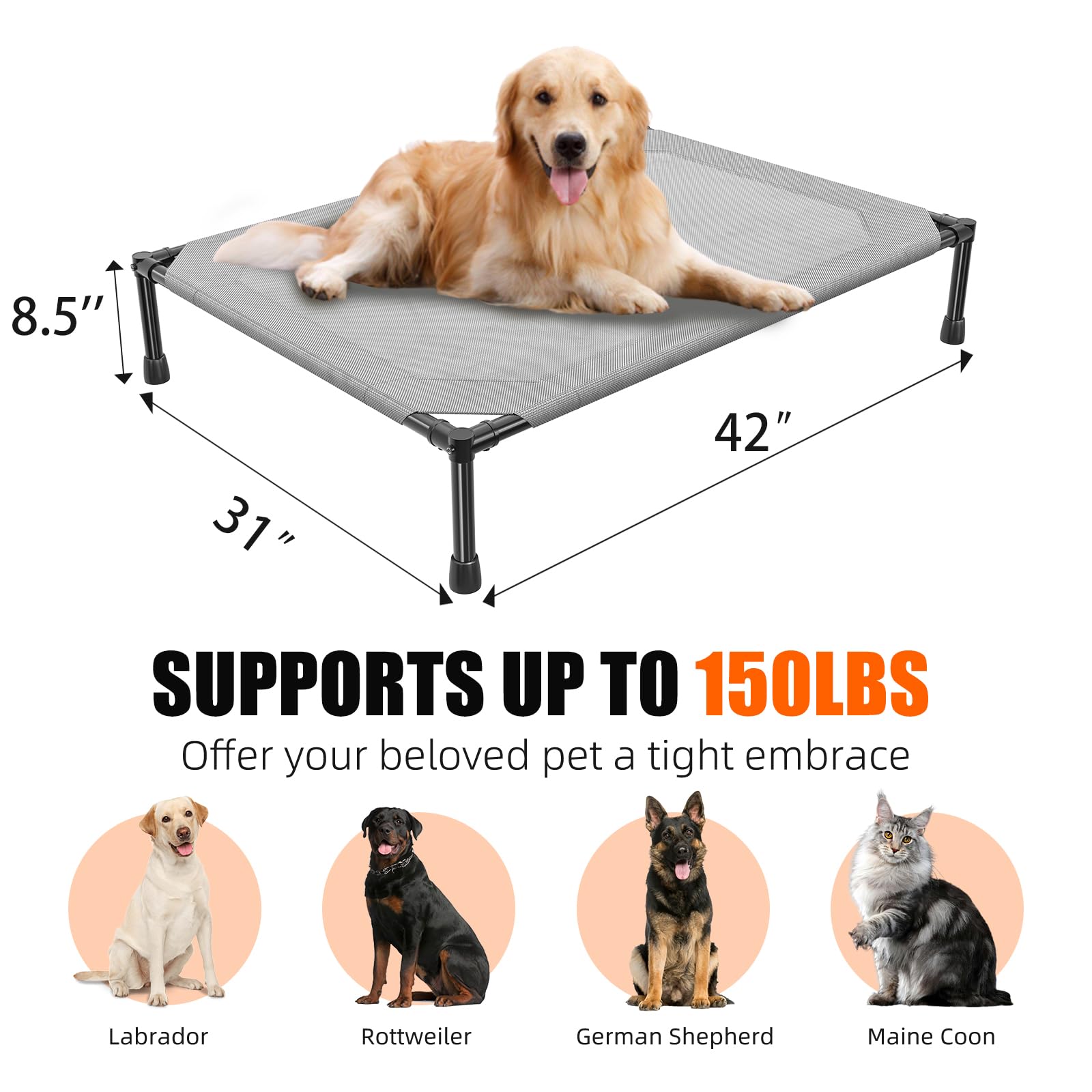 Simple Trending anti-slip pads stabilize the resting surface