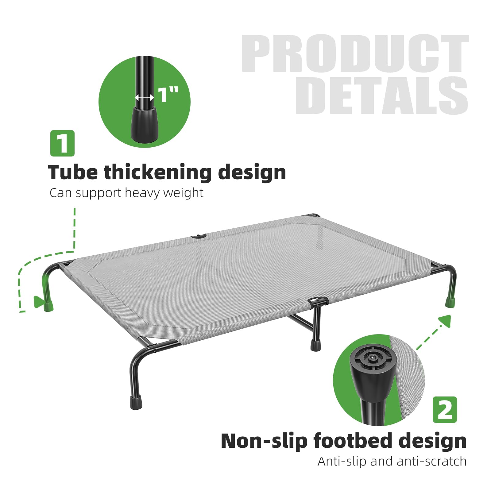 Simple Trending cooling airflow keeps large dogs comfortable year-round.