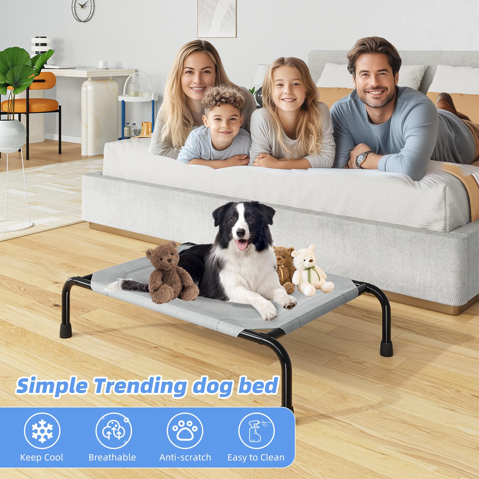 Simple Trending cooling mesh top demonstrates breathable surface for year-round comfort