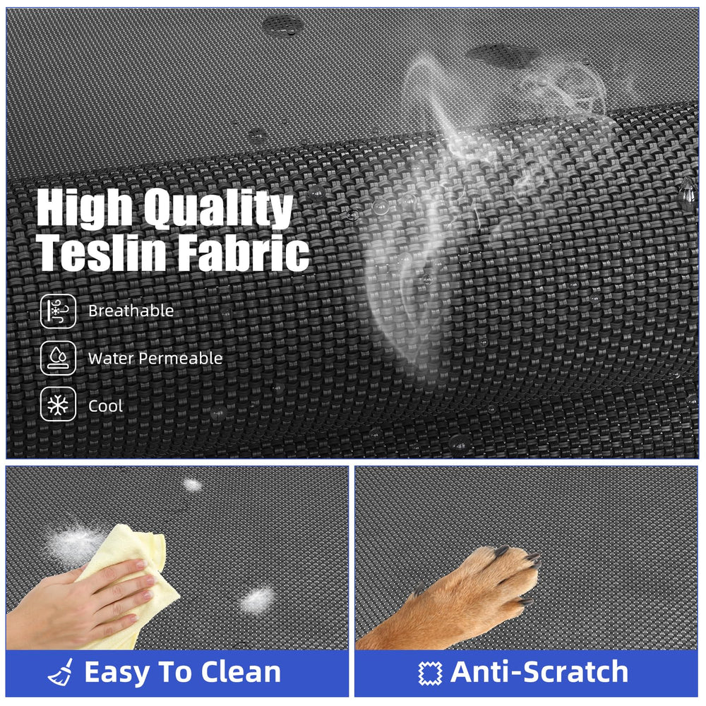 Simple Trending Dog Bed reinforced mesh; easy to clean.