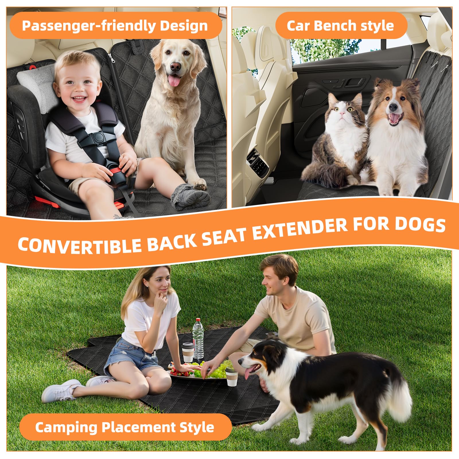 Simple Trending universal fit measures 53 by 47 inches for cars and SUVs.