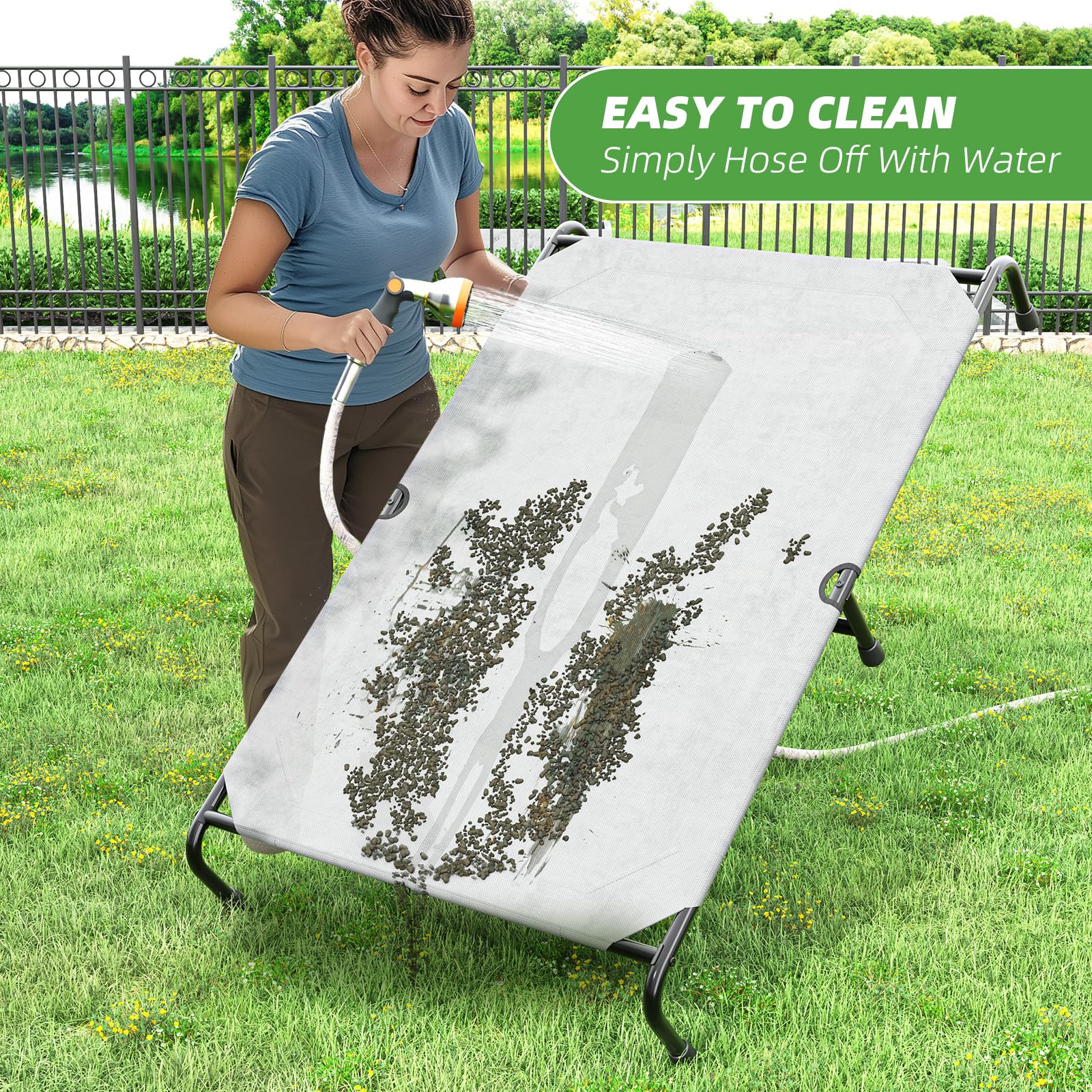 Simple Trending robust 1-inch steel tubing with heavy-duty mesh for lasting durability.