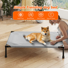 Simple Trending outdoor dog cot supports large breeds outdoors