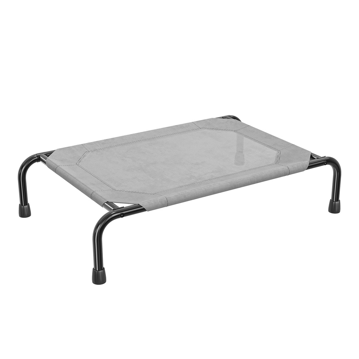 Simple Trending raised dog bed side view showing elevated frame for easy access and airflow
