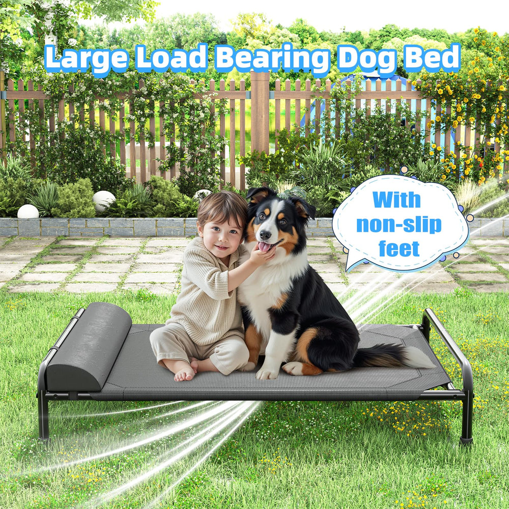 Simple Trending 110-lb weight capacity supports larger breeds with stable even pressure.