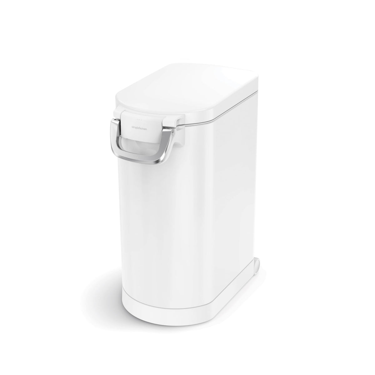 simplehuman 30 L pet food container front view for organized pantry storage