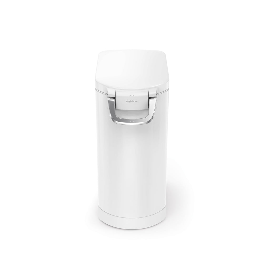simplehuman BPA-free inner bucket inside the container for easy cleaning